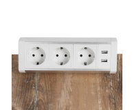 Spacetronik Listwa zasilająca SPS-T35WS V2 - 3 gniazda 1.5m - 1153967 - zdjęcie 3